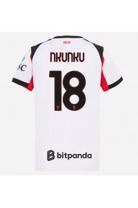 Fotbalové Dres AC Milan Christopher Nkunku #18 Dámské Venkovní Oblečení 2025-26 Krátký Rukáv